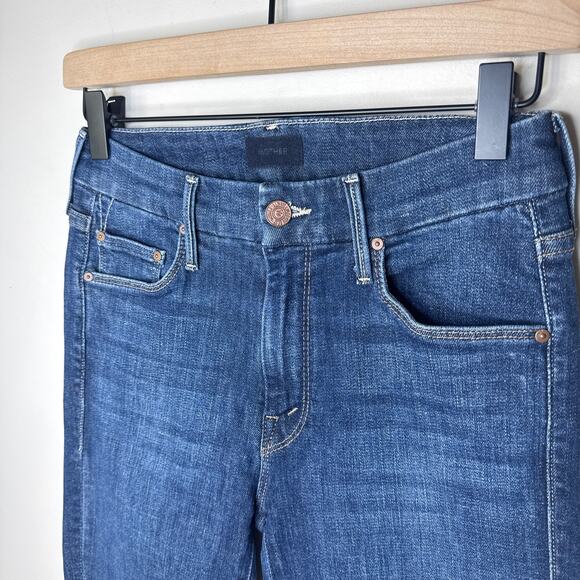 MOTHER Denim The Looker Crop Jeans in Switch It Up‎ Size 25 MSRP $210 Stretch - Picture 3 of 9